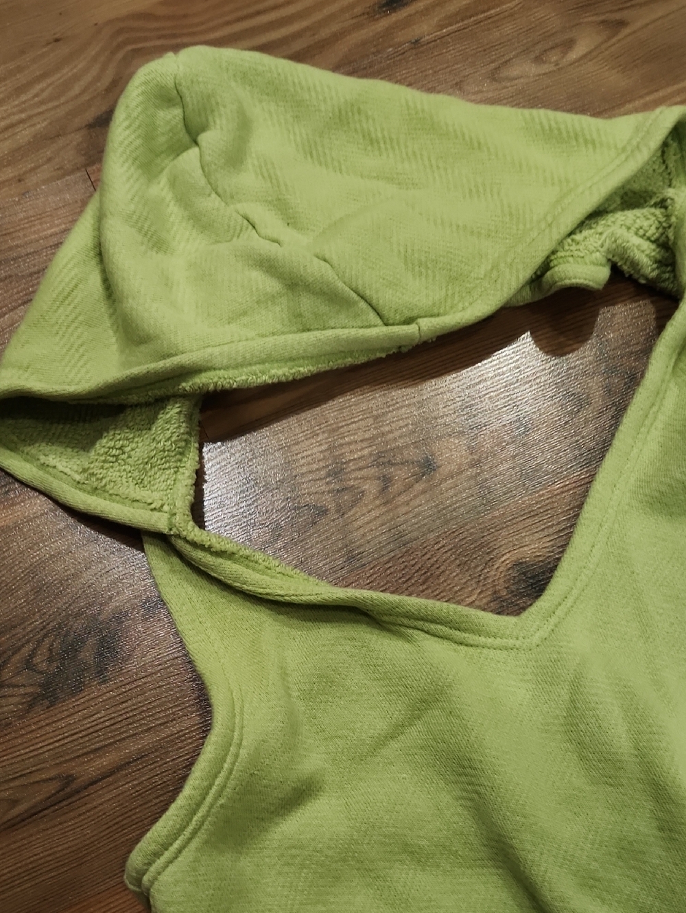 Free People FP Beach Free Est Oliver Terry Romper Boho Sporty Swim Green Medium - Picture 3 of 6